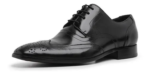 Sapato Social Estilo Italiano Em Couro Leg timo Ref 60050