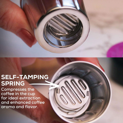 Ez-cup Secuera De Acero Inoxidable Reutilizable K Cup Coffee