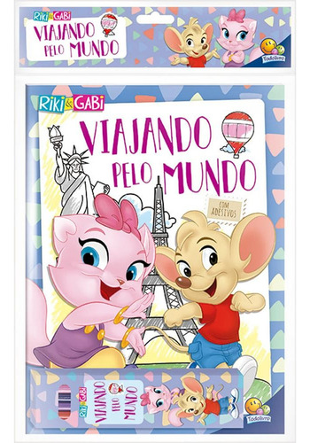 Viajando Pelo Mundo (KitLivro+LápisCor) (Riki & Gabi), de © Todolivro Ltda.. Editora Todolivro Distribuidora Ltda., capa mole em português, 2020