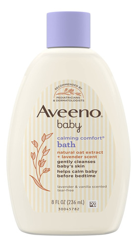 Aveeno Baby Calming Comfort Bath, 8 Fl Oz (paquete De 2)