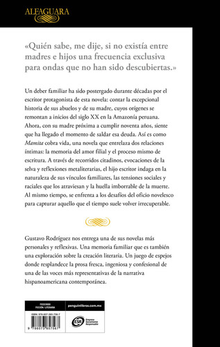 Mamita / Gustavo Rodríguez, De Gustavo Rodriguez. Editorial Alfaguara, Tapa Blanda, Edición 01 En Español, 2025