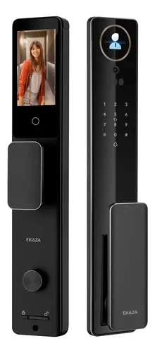 Fechadura Digital Inteligente Metálica Wifi Ekaza Vega Com Reconh...