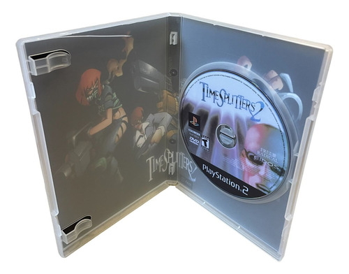 Time Splitters 2 Play 2 Com Capa E Poster Ps2