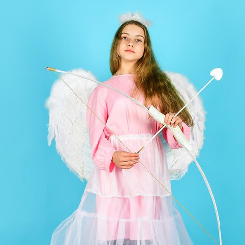 Alas De Ángel Blanco Para Adultos Y Niños, 599 Cm X 45 Cm