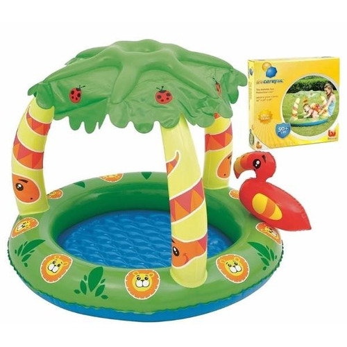 Imagen 8 de 10 de Pileta Inflable Pelotero Animalito Selva Piso Inflable Techo