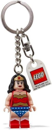 Imagen 2 de 4 de Llavero Lego Dc Universe Wonder Woman Mujer Maravilla