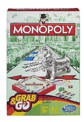 Imagem 1 de 2 de Jogo Monopoly Grab&go - Hasbro