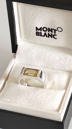 Montblanc Anillo  100% Original Plata Fina 925 