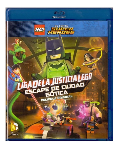 Lego Liga De Justicia Escape Ciudad Gotica Pelicula Blu-ray