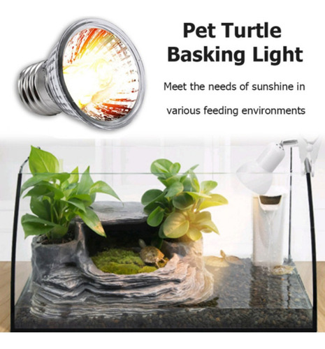 Lámpara Calefactora Uvb Uvb Reptiles Turtle, 9 Unidades