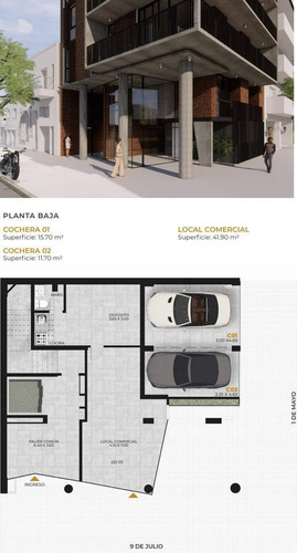 Imagen 2 de 7 de Venta Departamento 1 Dormitorio Y Monoambientes - Barrio Martin, Rosario