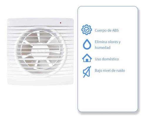 Extractor De Aire Para Interiores, Iusa, 20 W