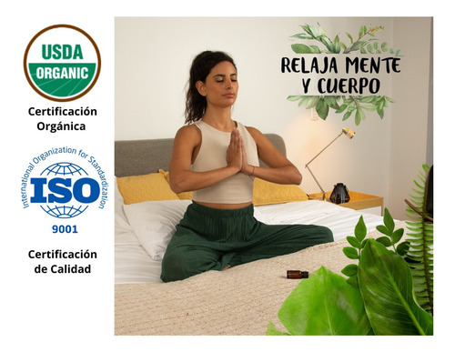 Aceite Esencial De Hierba De Limón 100%puro Y Orgánico 15ml