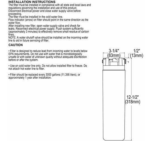 Elkay 51300c_2pk Watersentry Plus Filtro Repuesto