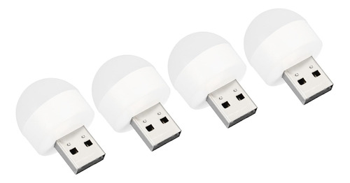 Juego 4 Mini Lámparas Led Usb Para Decoración Hogar