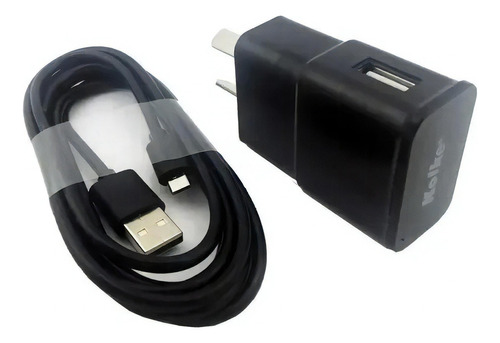 Cargador Usb A 220v Kolke C/cable Usb A Micro 1.00 Mts