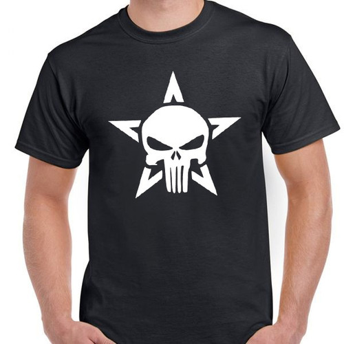 Remera The Punisher Algodon Peinado 