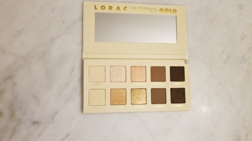 Lorac Unzipped Gold Shimmer & Matte Eye Shadow Palette