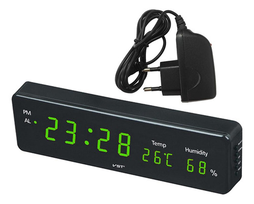 Reloj Despertador De Utilizado En Sala De , Oficina Verde