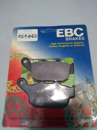 Pastillas Traseras De Moto Suzuki Freewind Marca Ebc Y Osaka