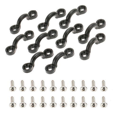 Kit De Bucles Elásticos De Nailon Con Tornillos Para Barco/k