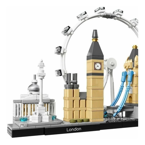 Bloques para armar Lego Architecture London 21034 468 piezas en caja