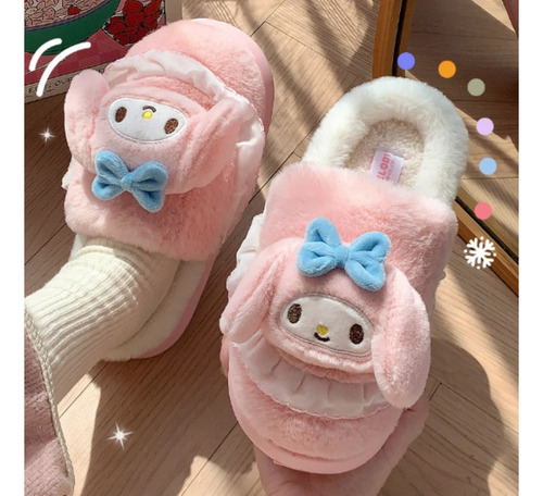 Pantuflas Calentitas Suela Inyectad Personajes Sanrio Kawaii