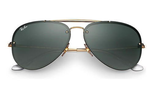 Óculos Ray-ban 0rb3584n Aviador Blaze Dourado L Verde Escuro