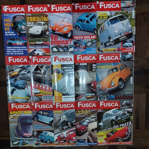 Lote 40 Revistas Antigas Fusca & Cia
