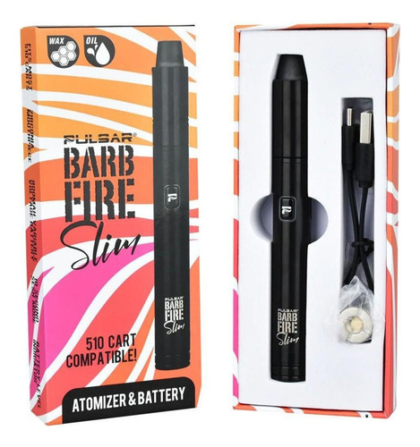 Vaporizador Pulsar Barb Fire Slim 2 En 1 Extractos Y Aceit