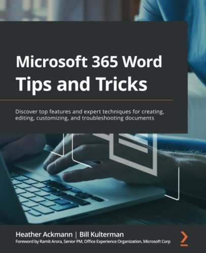 Book : Microsoft 365 Word Tips And Tricks Discover Top...