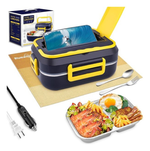 Lonchera eléctrica Lunchbox Electric lunch box 1.5L color negro 40W - 220V