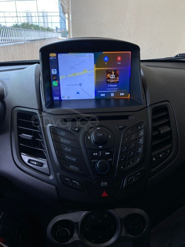 Central Multimidia 9' Ford New Fiesta  C/ Android + Carplay