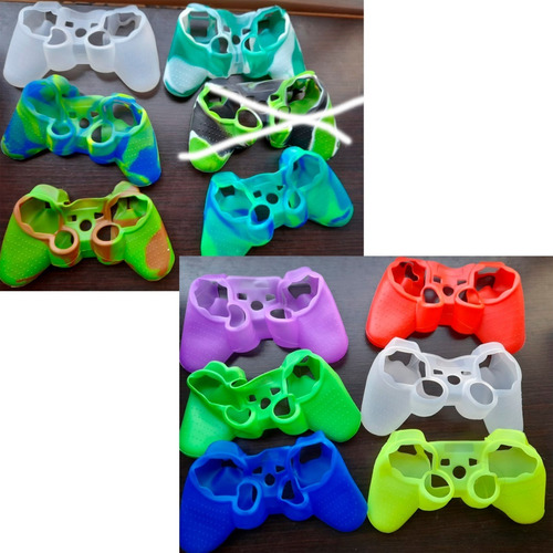 Control Sony Ps3 Inalambrico + Cable + Forro + Grips