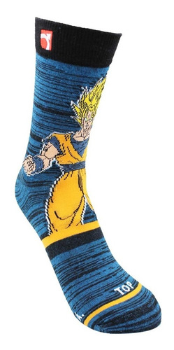 Imagen 2 de 4 de Calcetines Algodón Pack 2 Dragon Ball Z Kids - Goku C1 Top