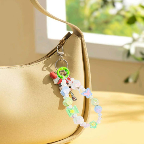 Pulsera Con Cuentas Llavero Con Cuentas De Colores De