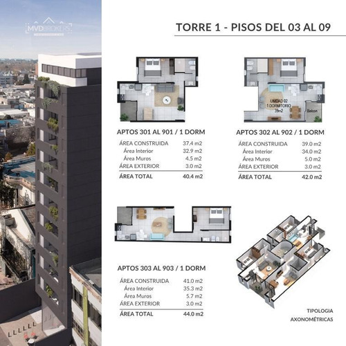 Imagen 3 de 8 de Apartamento - La Blanqueada