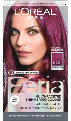  L'oreal Paris Feria Tinte Multifacetico Brillante Fucsia-cha