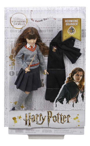 Muñeca Mattel Harry Potter Hermoine Granger Con Traje Y Vari