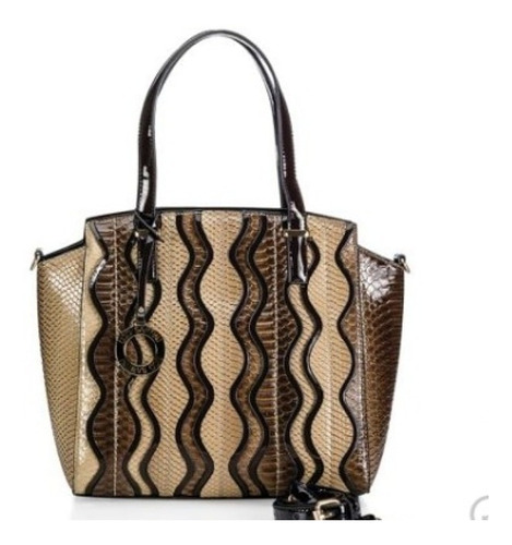 Cartera Mediana/grande. Charol. Manija Al Hombro Con Correa