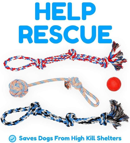 Xl Dog Rope Toys For Aggressive Chewers - Large Dog Ball For