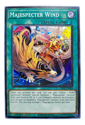 Yugi-oh! Majespecter Wind Phni-en069 Super