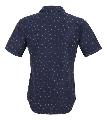 Imagen 2 de 7 de Camisa Casual Vasarelli Para Caballero Manga Corta Slim Fit
