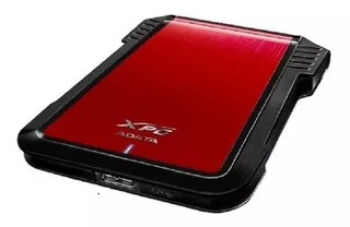 Case Disco Duro Hdd/ssd 2.5 Sata Usb Adata Xpg Ex500 Rojo