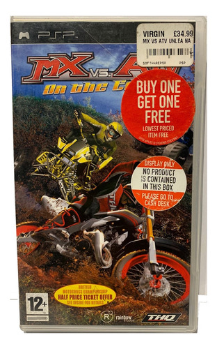 Mx Vs Atv On The Edge - Mídia Física Jogo Psp