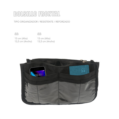 Organizador Ropa Makeup Viaje Porta Documentos Mediano Avion