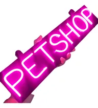 Comprar Cartel Neón Led Petshop Para Vidriera Consul Otros Rubros