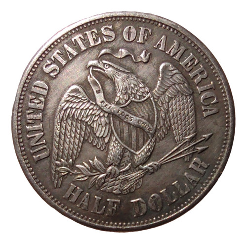 Moneda Medio Dólar 1859