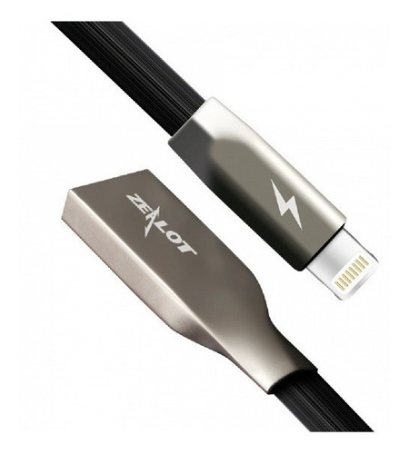 Imagen 1 de 1 de Cable Usb A Zealot C1S para iPhone, iPad 1 Metro