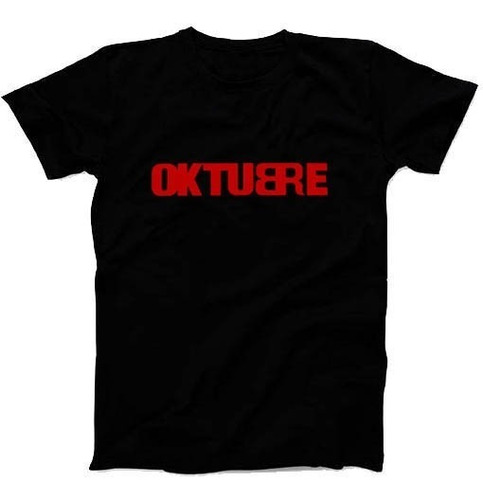 Remeras Los Redondos Oktubre Rock Nacional Vinilo Textil